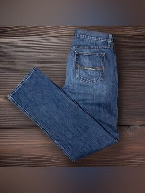 ARIAT Legacy M2 Men’s 35x36 Relaxed Boot Cut Jeans Blue Denim Western